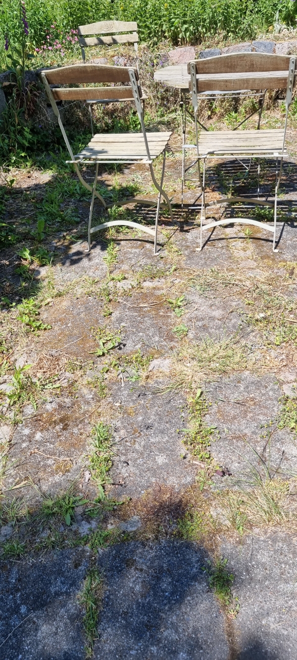 fjerne ukrudt mellem fliser