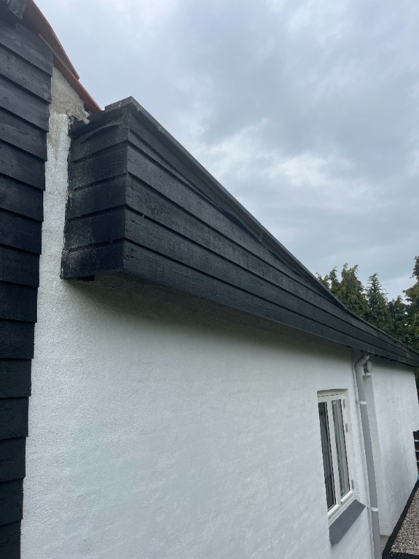 Udskiftning af brædder og tagrende