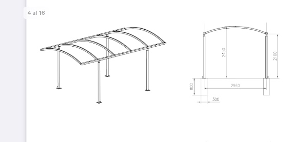 Opsætning af stålcarport