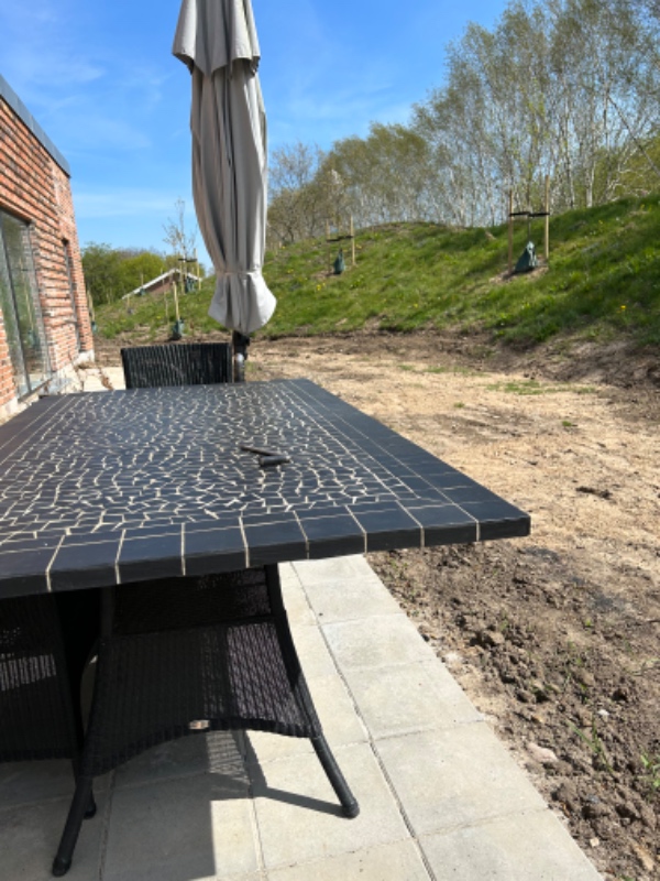 Udvide terrasser ved 8 rækkehuse