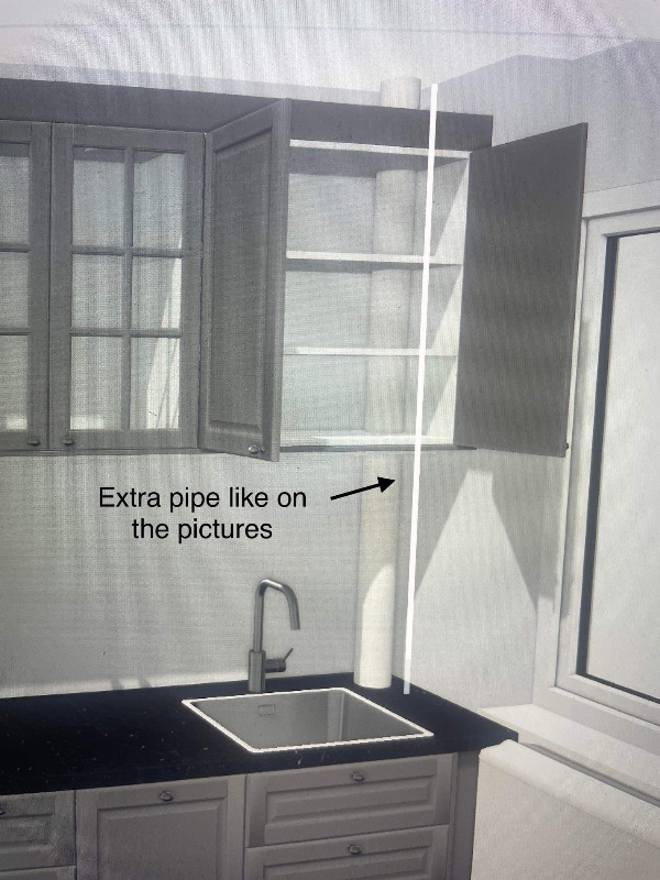 Montering af Ikea køkken på væg beslag, samt tilskæring