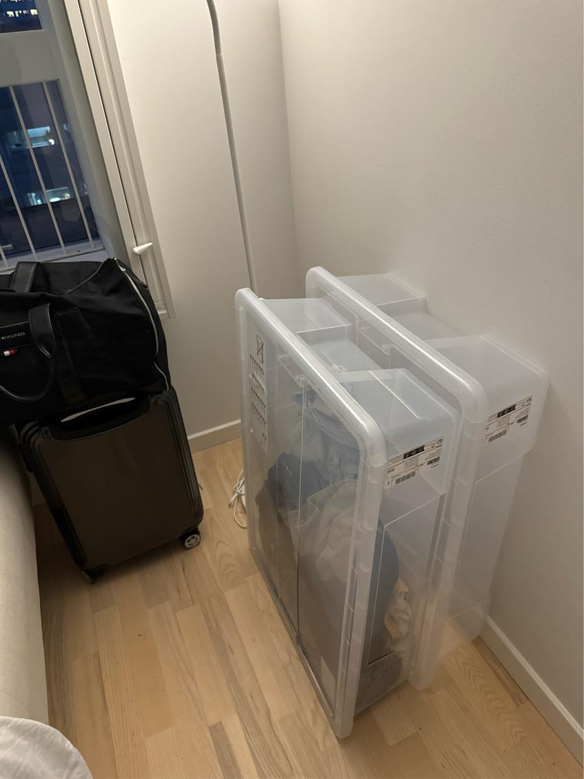 Flyttet nogle kasser fra valby til Bispebjerg