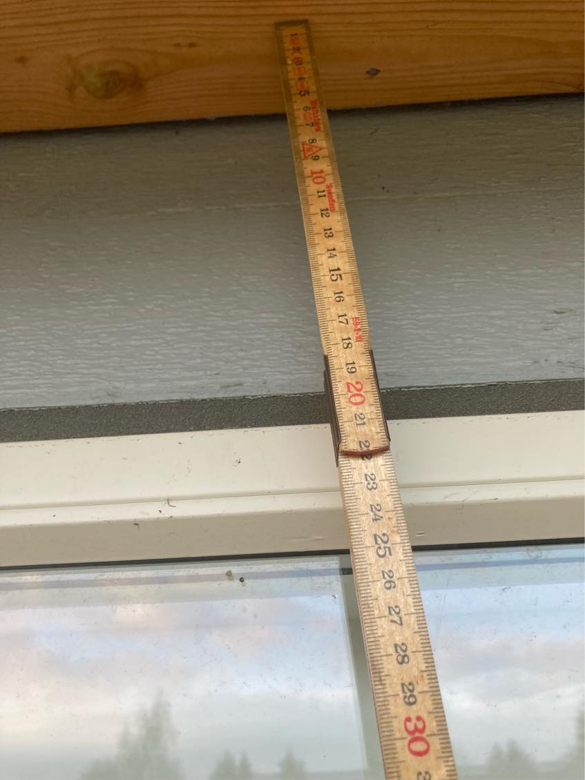 Opsætning af manuel markise