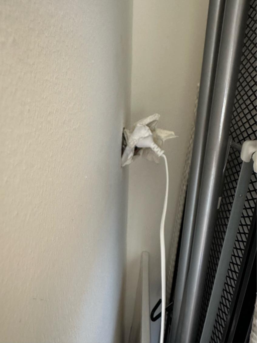 Installation af 3 stikkontakter