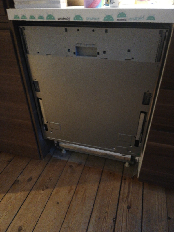 Montering af integreret opvaskemaskine i ikea køkken