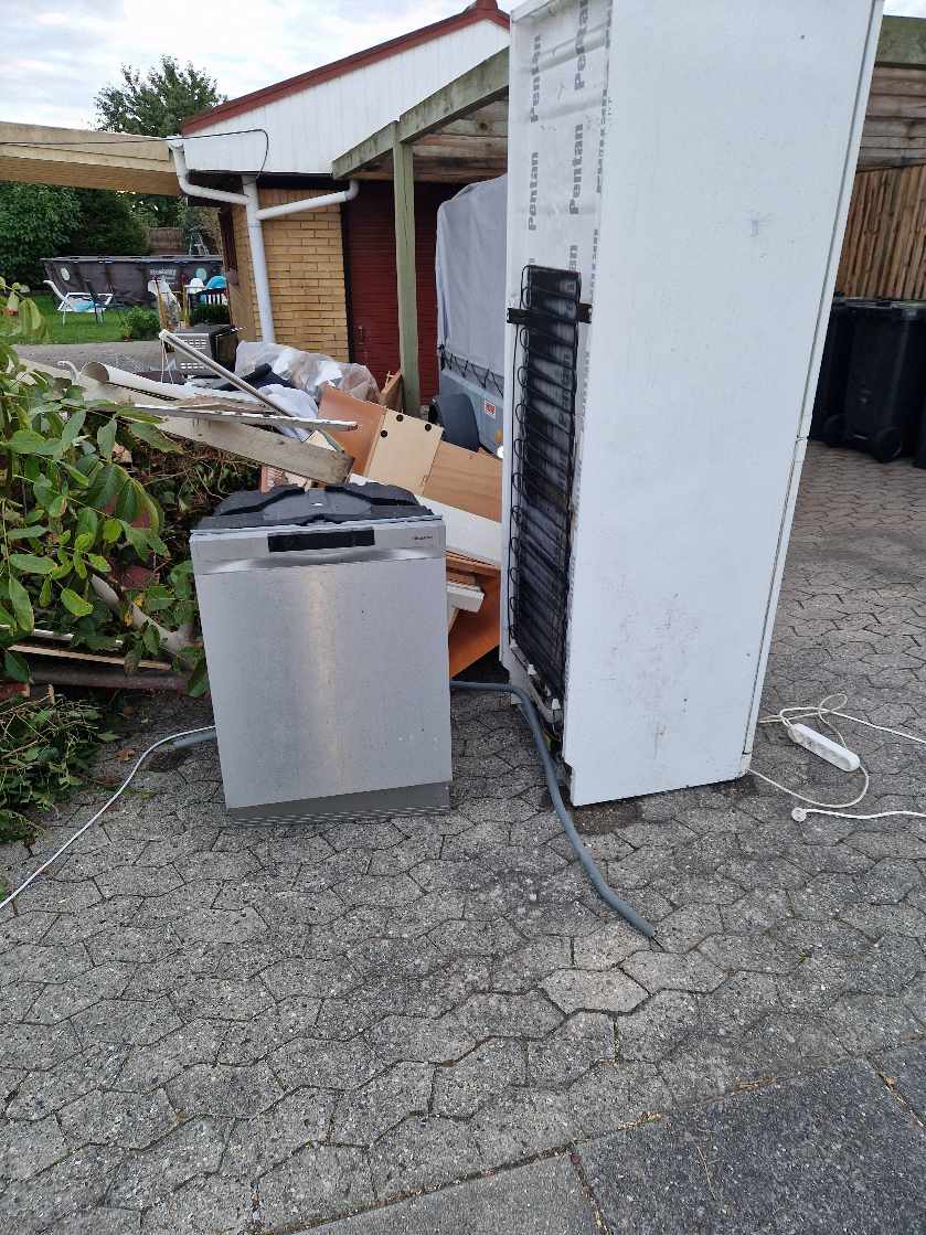 Fjerne blandet affald