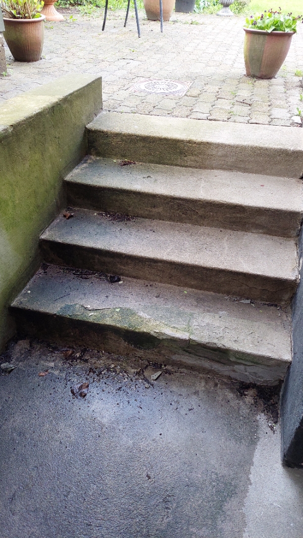 Reparation af betontrappe
