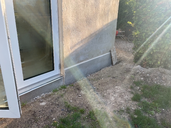 Lægge brosten og drænslage/faskine