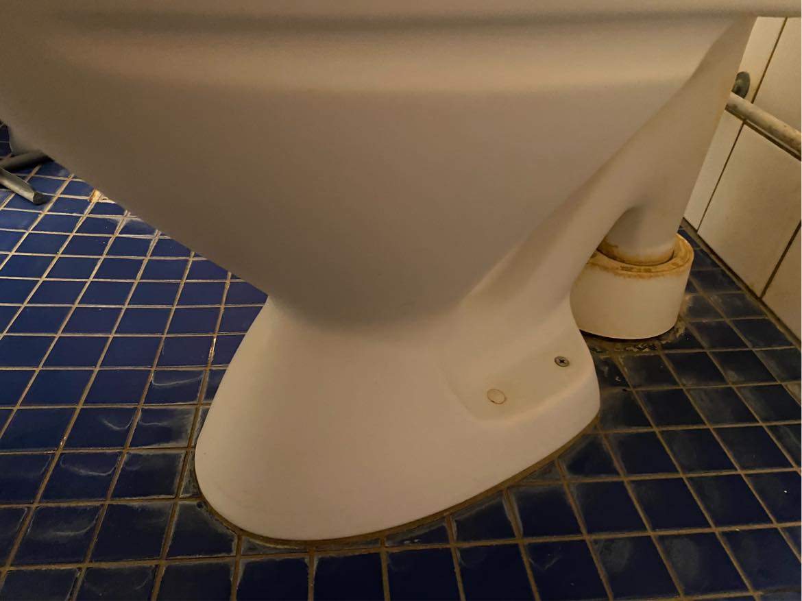 Fjerne og afproppe toilet