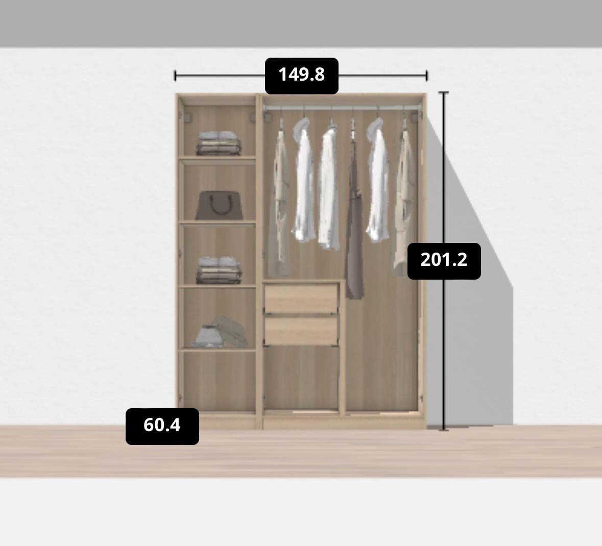 Samling af IKEA Pax Skab 