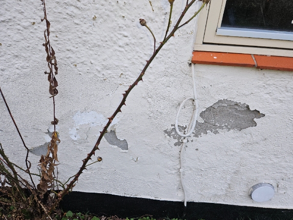 Reparation af mur samt maling