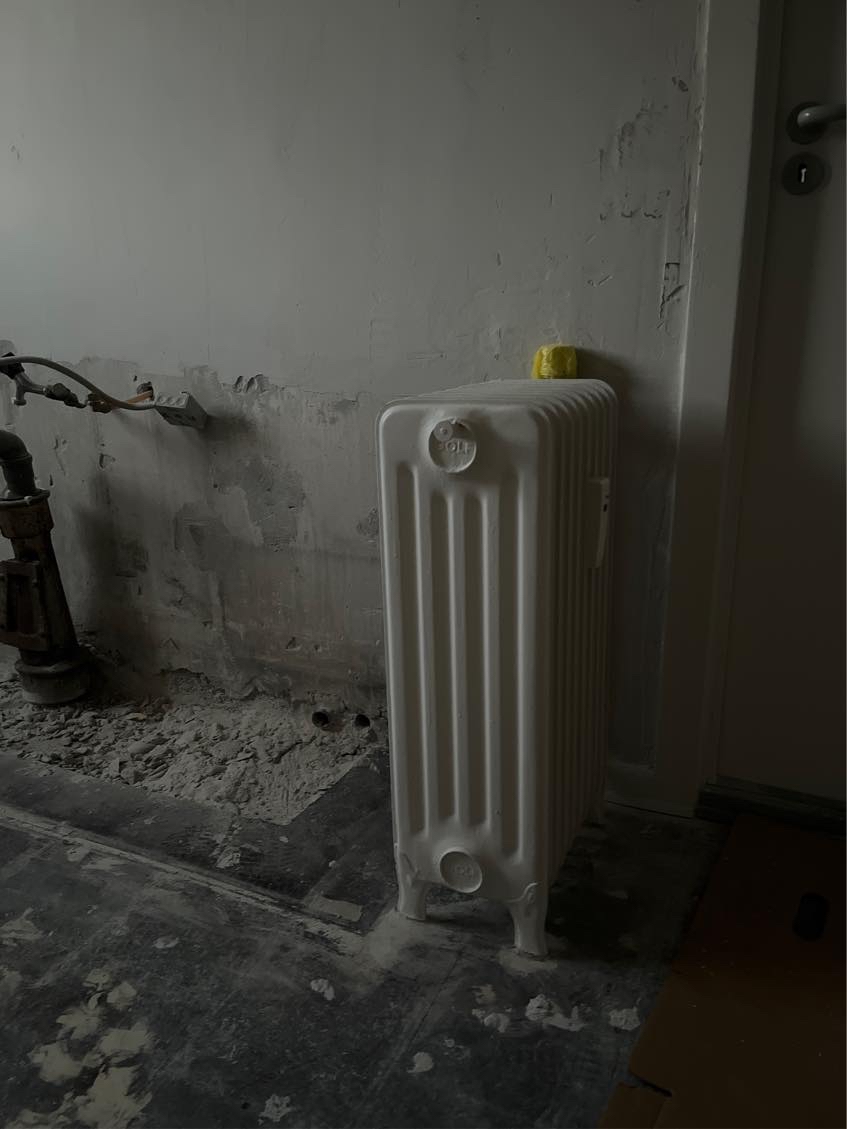 Afmontering af radiator