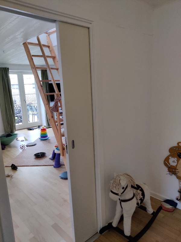 Reparation af skydedør