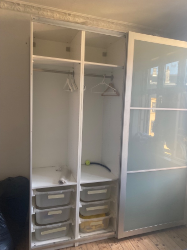 Samlet stort pax Ikea skab