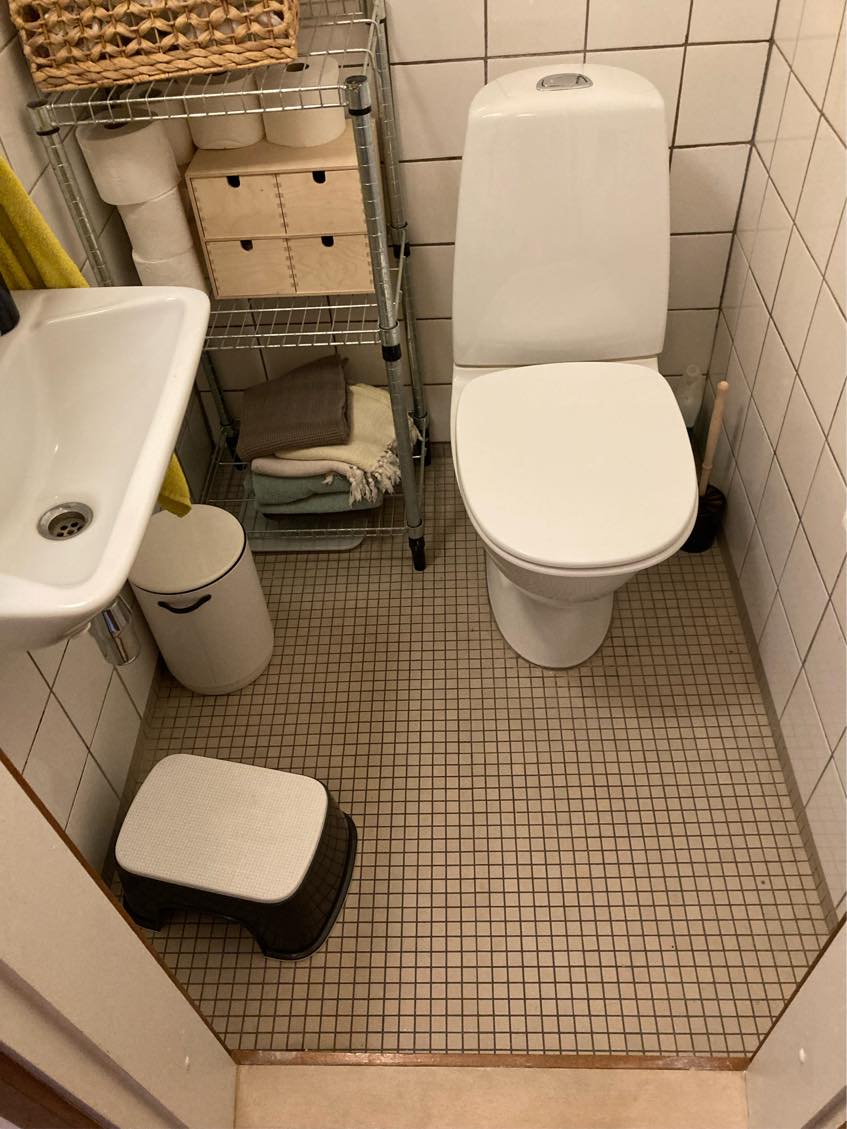 Male badeværelsesgulv