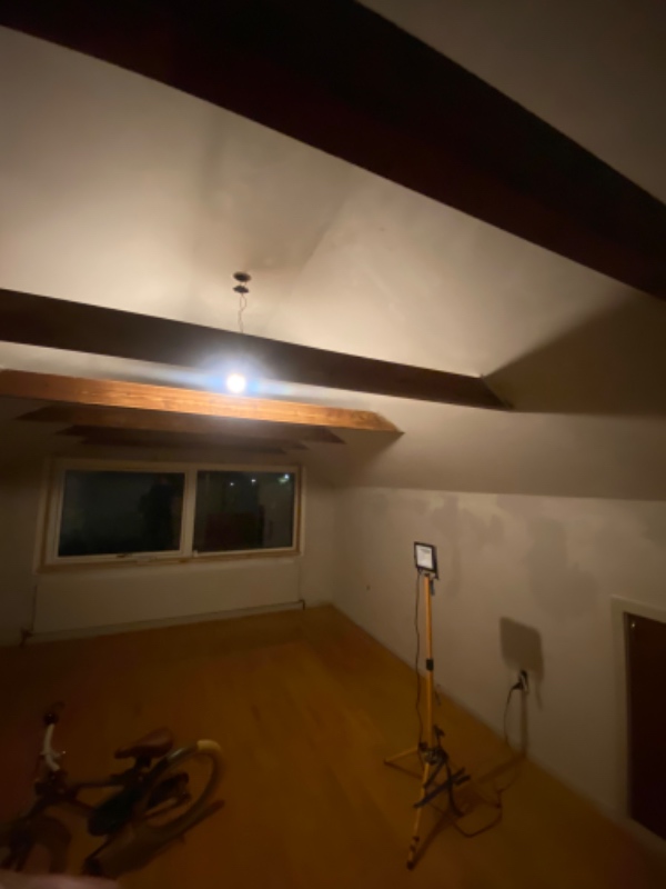 Filte + male 20 kvm værelse