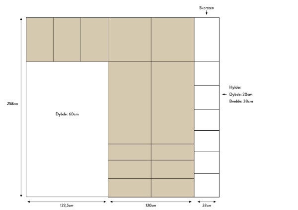 Indbygget klædeskab