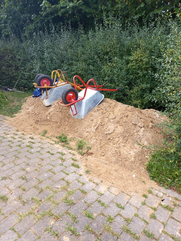 Afhentning og bortkørsel af sand