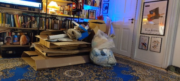 Kørsel af pap til genbrugsplads