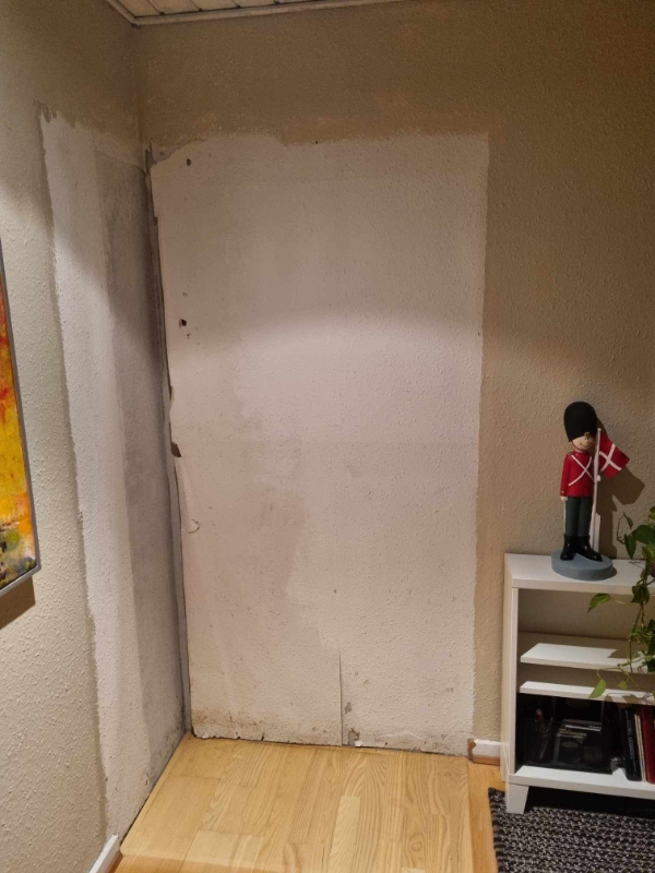 Reparation af vægge/spartling/tapetsering