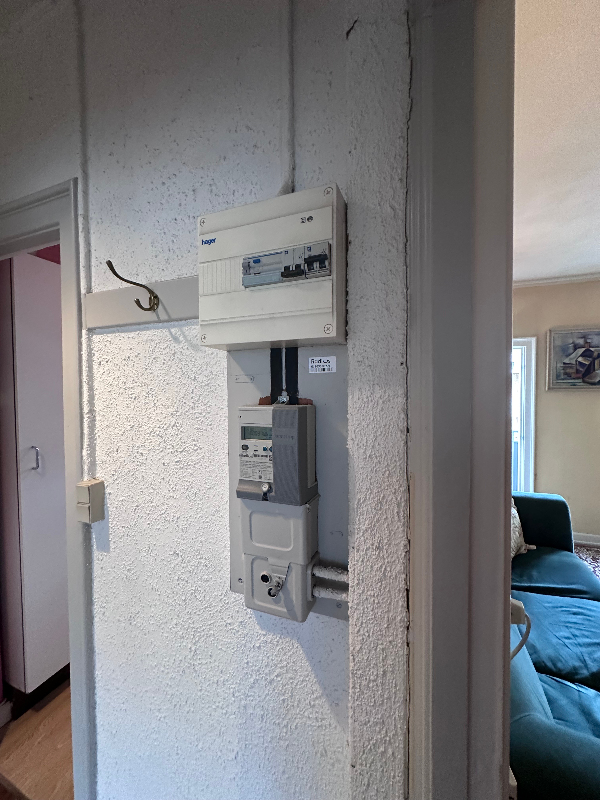 Pudsning af loft (er nu stænkt pudset) i alt 11 kvm