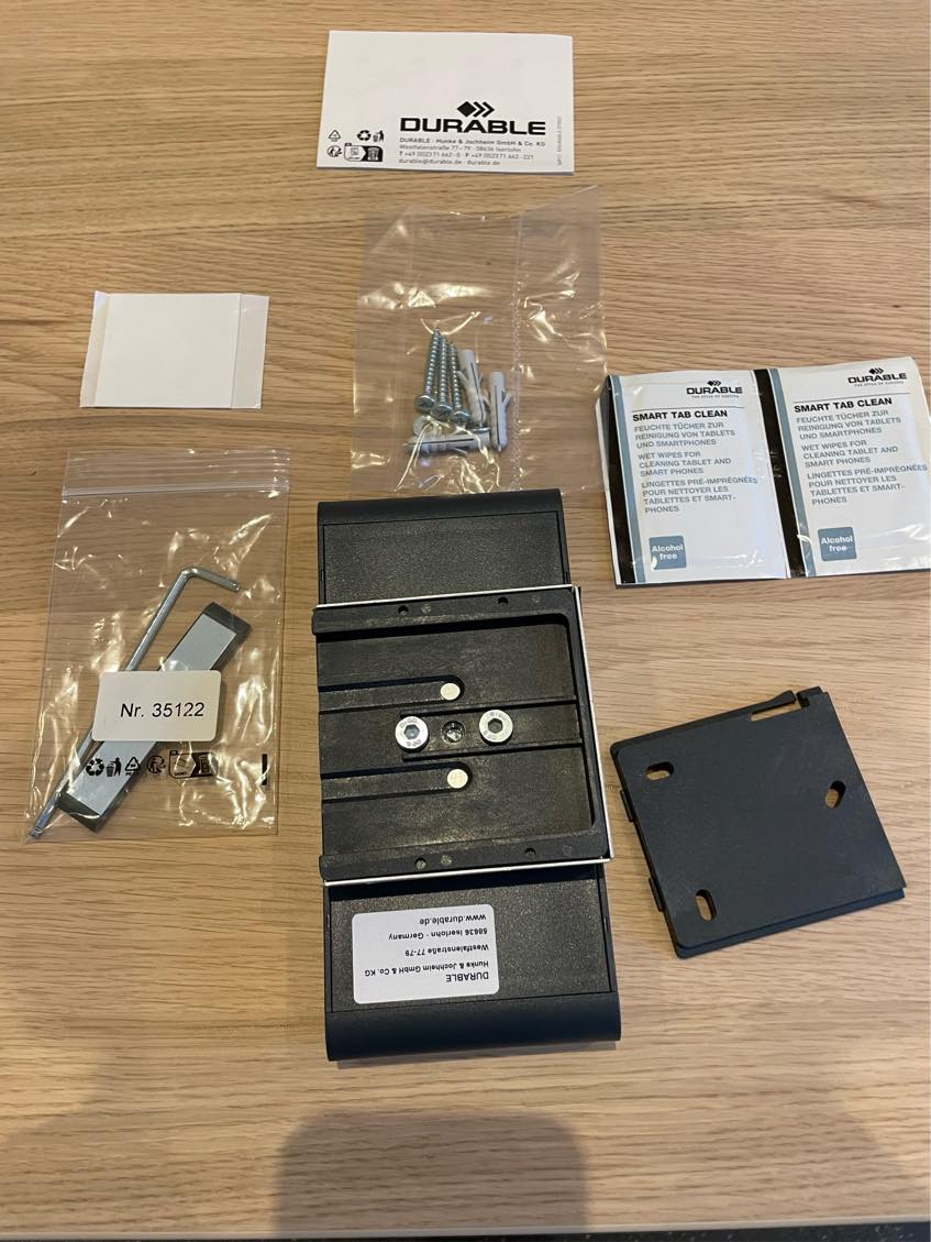 Ophæng af iPad holder