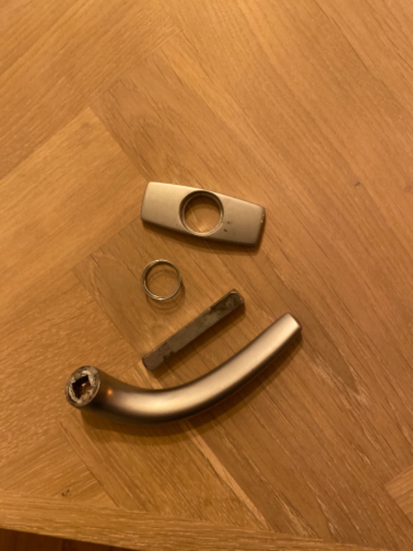 Håndtag til altandør