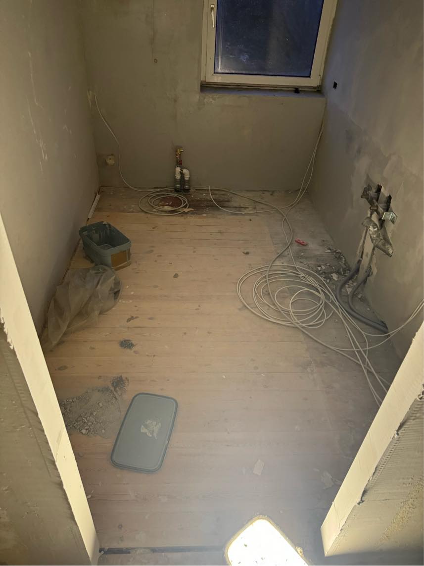 Byggerengøring af lejlighed