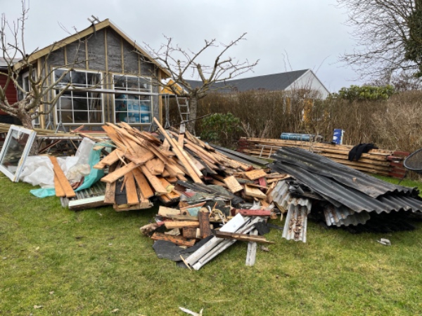 Afskaffe byggeaffald