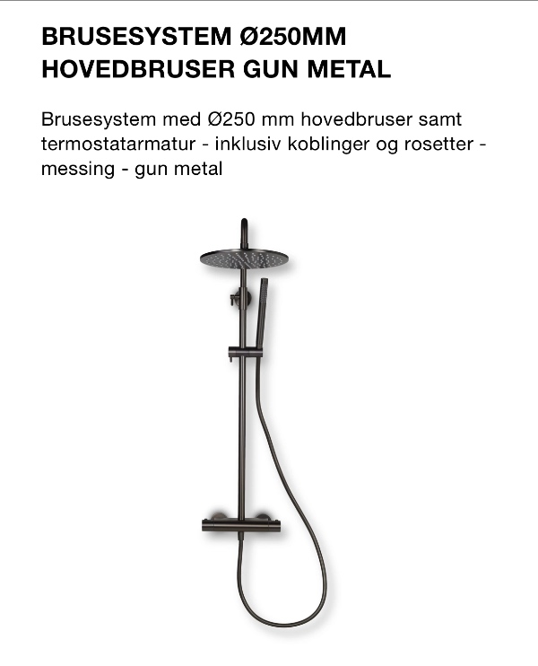 Udskiftning af brusearmatur