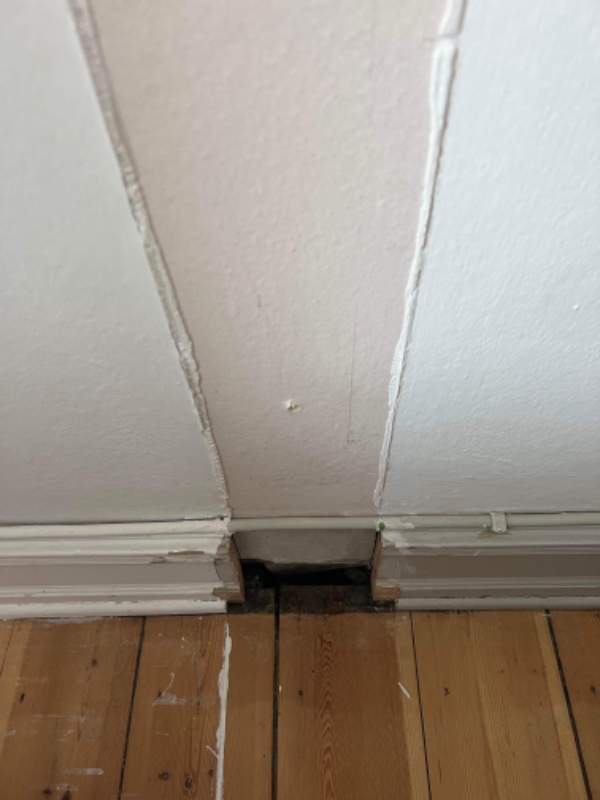 Nyt tapet, loft og slide gulve