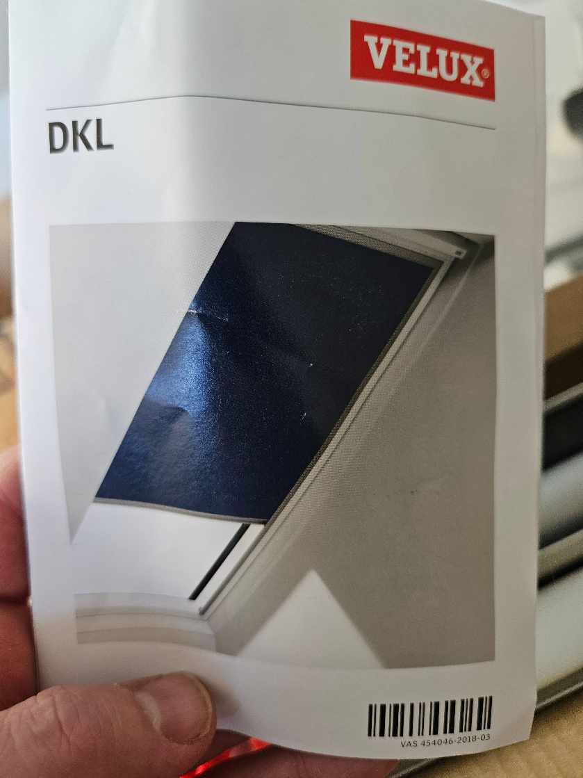 Montering af velux mørklægningsgardin