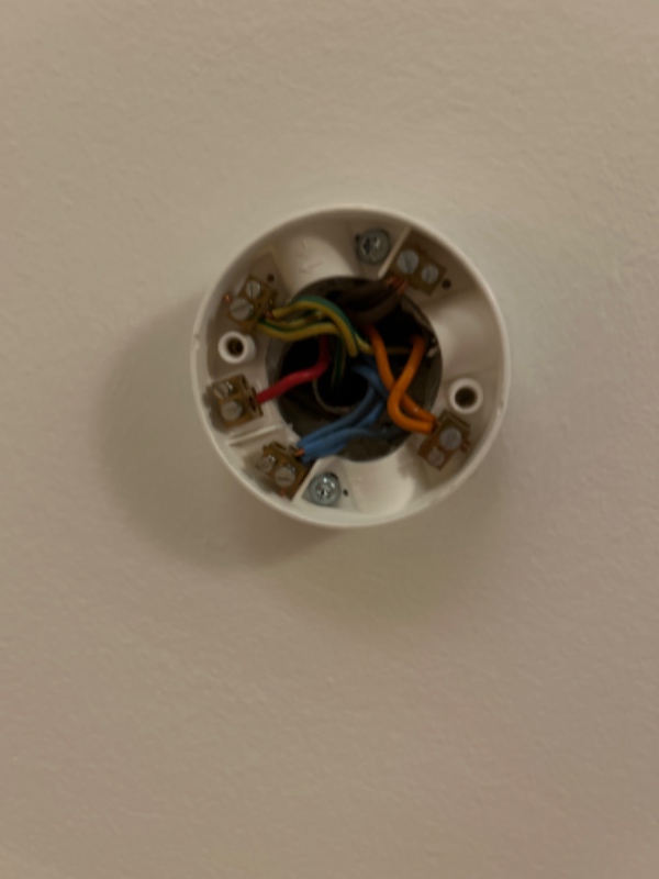 Montering af 4 loftslamper