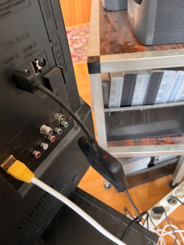 Tilslutning af streamer (YouSee) til tv