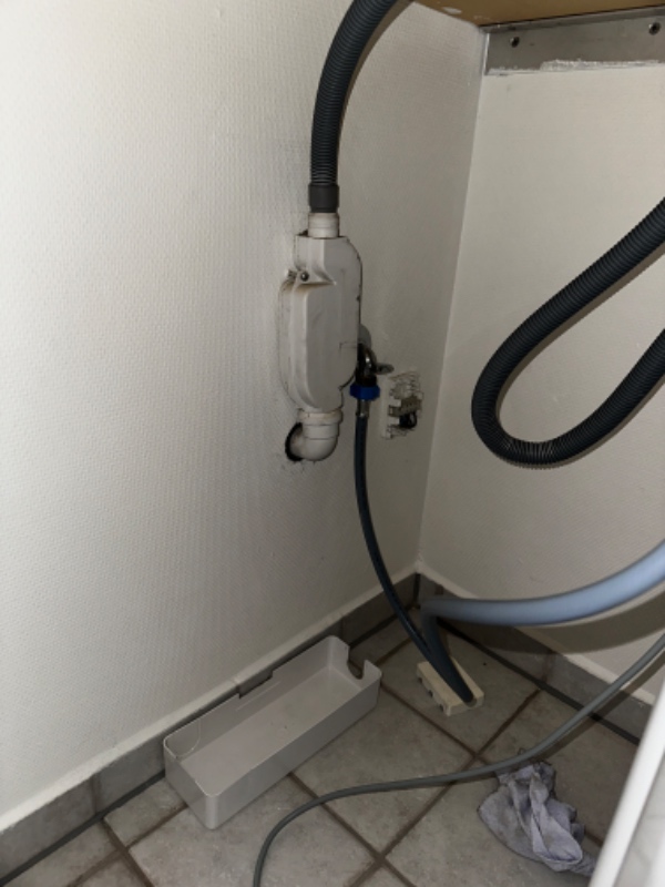 Installation af vaskemaskine og tørretumbler