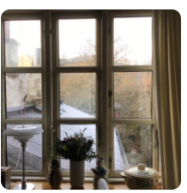 Skiftet ruder i vindue