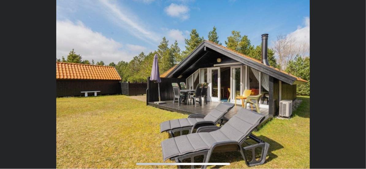 Malet sommerhuset