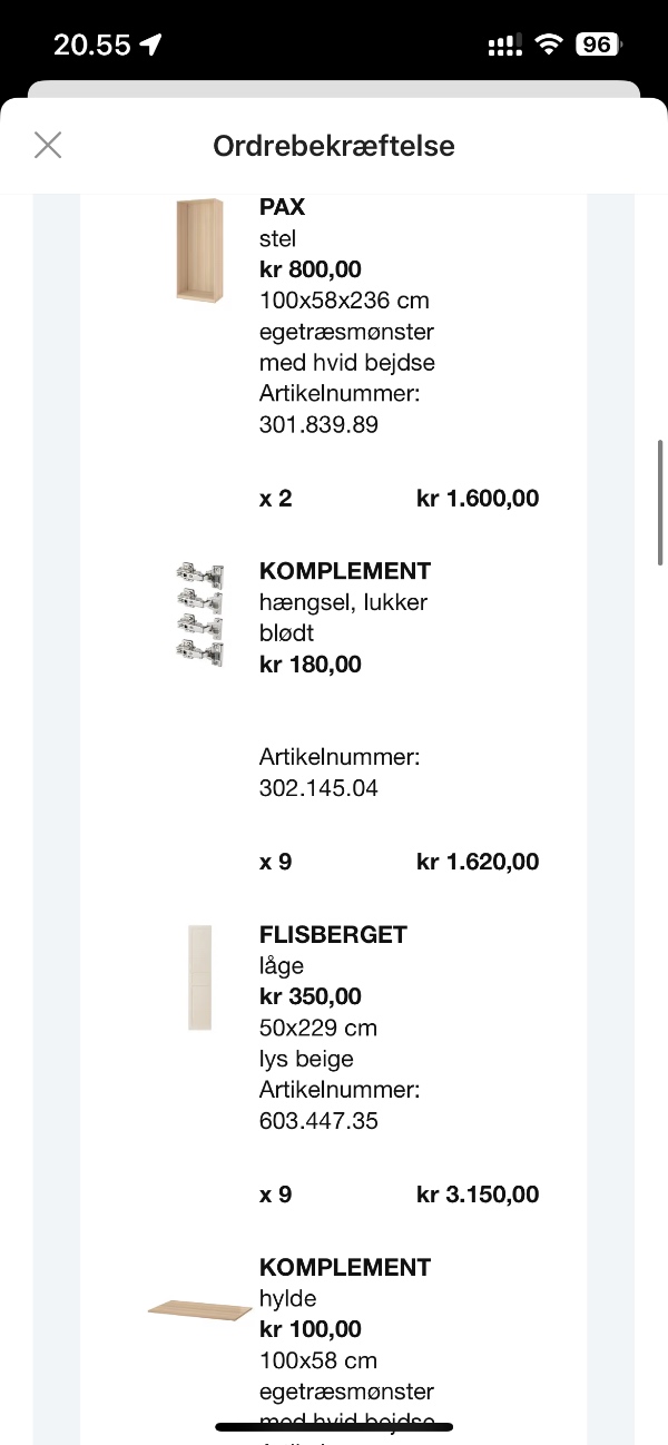 Samle Ikea PAX skab