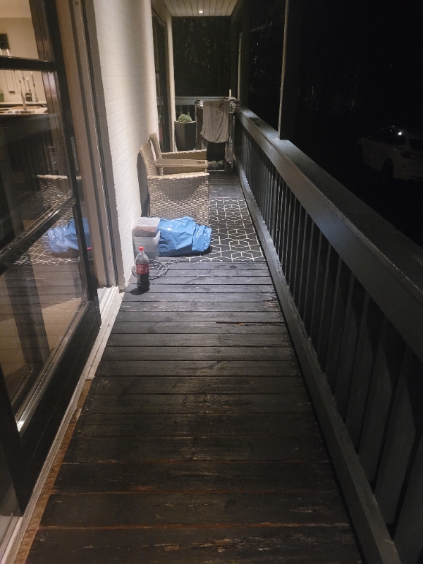 Udskiftning af terrasse brædder.