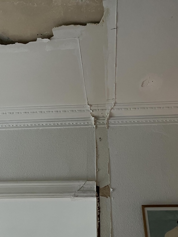 Reparation af loft/væg