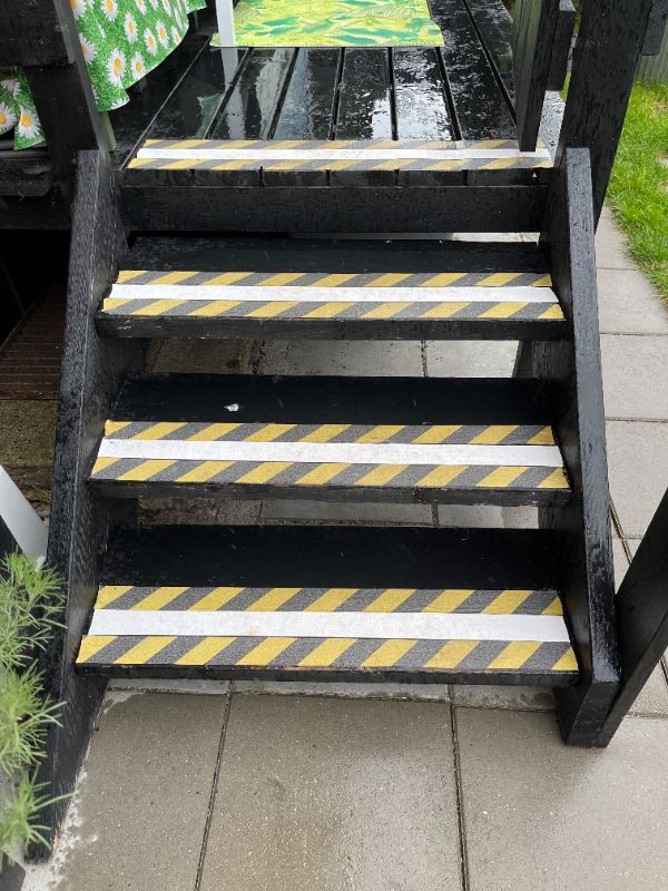 Ændre en træ-terrassetrappe