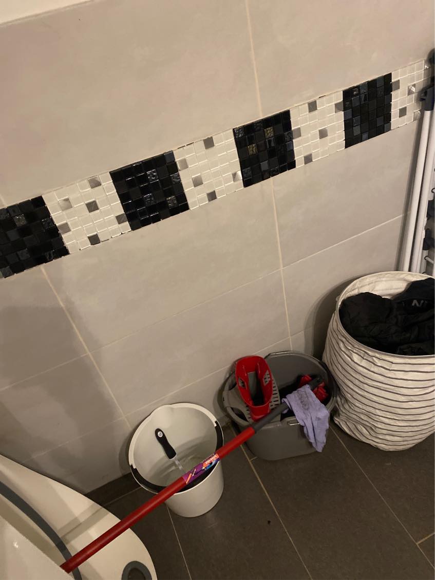 Eksisterende badeværelse