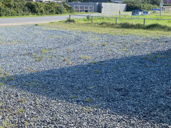 Ukrudtsbekæmpelse i grus indkørsel/plads