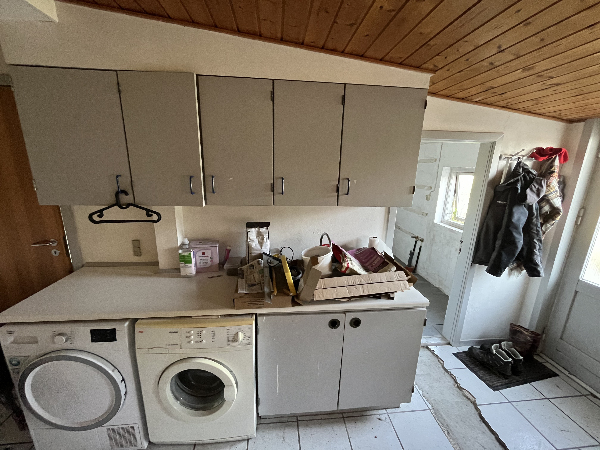 El-installations montering af vaskemaskinen og tørremaskinen