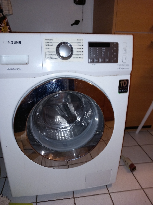 Afhentning af vaskemaskine