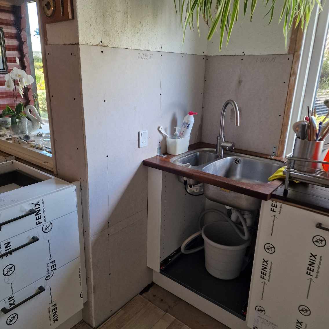 Sætte flise op på køkken