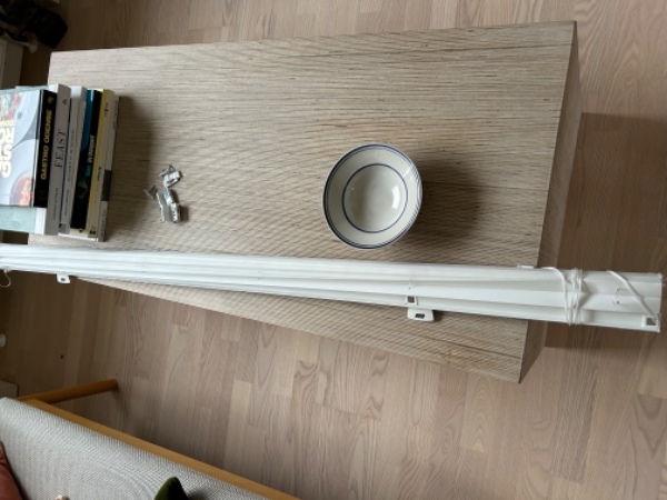 Montering af 3 gardiner efter nedtagning