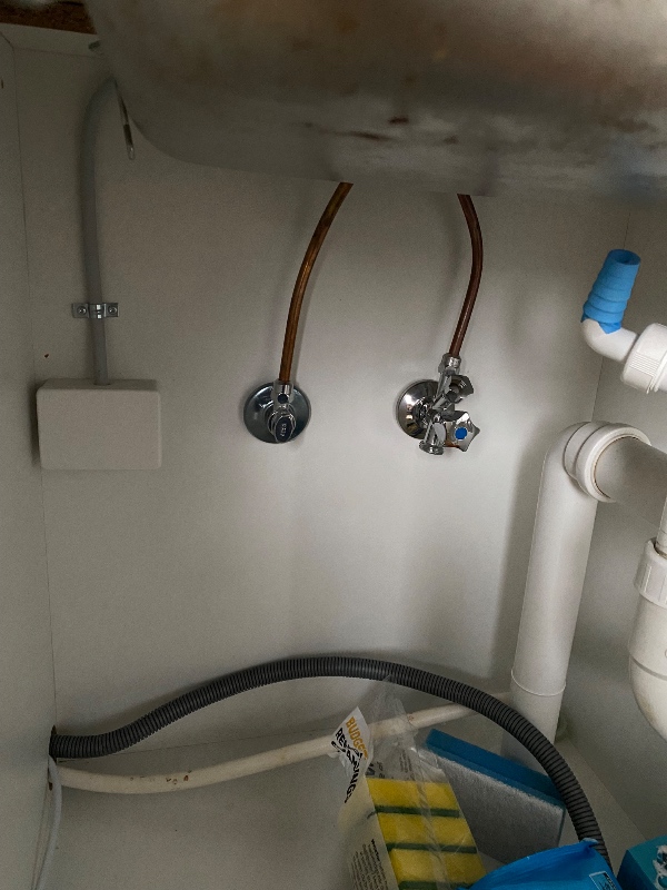 Installation af opvaskemaskine