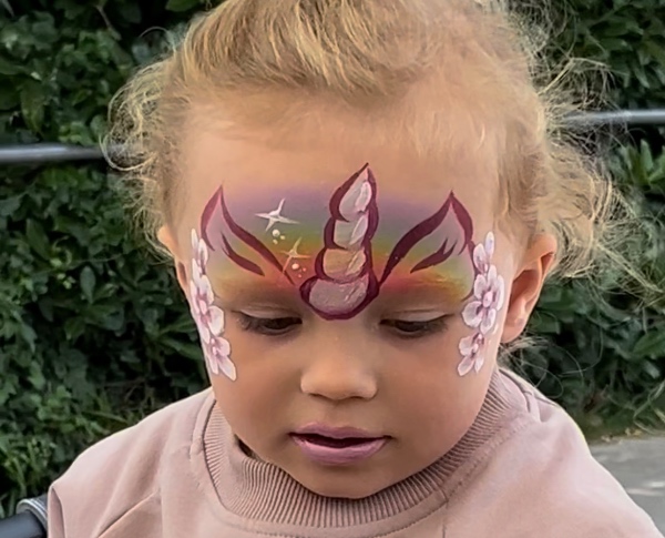 Ansigtsmaling 3 års fødselsdag