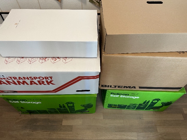 Flytning af ca. 15 flyttekasser